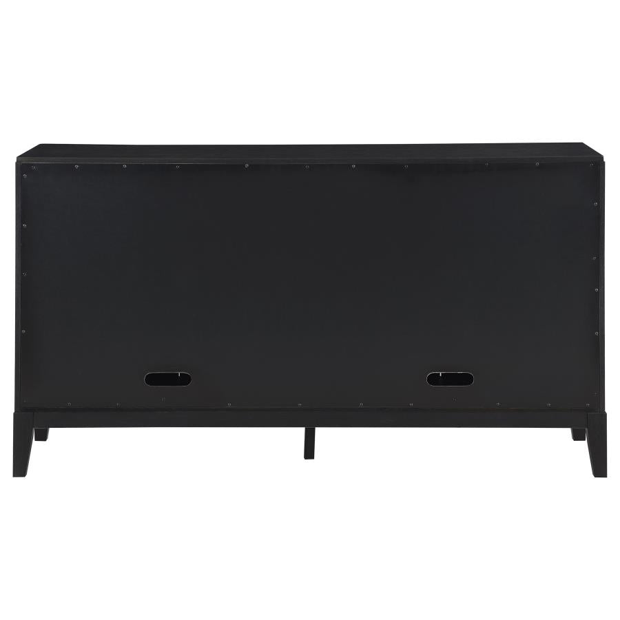 Brookmead 4-door Sideboard Buffet Storage Cabinet Black-zoom-8