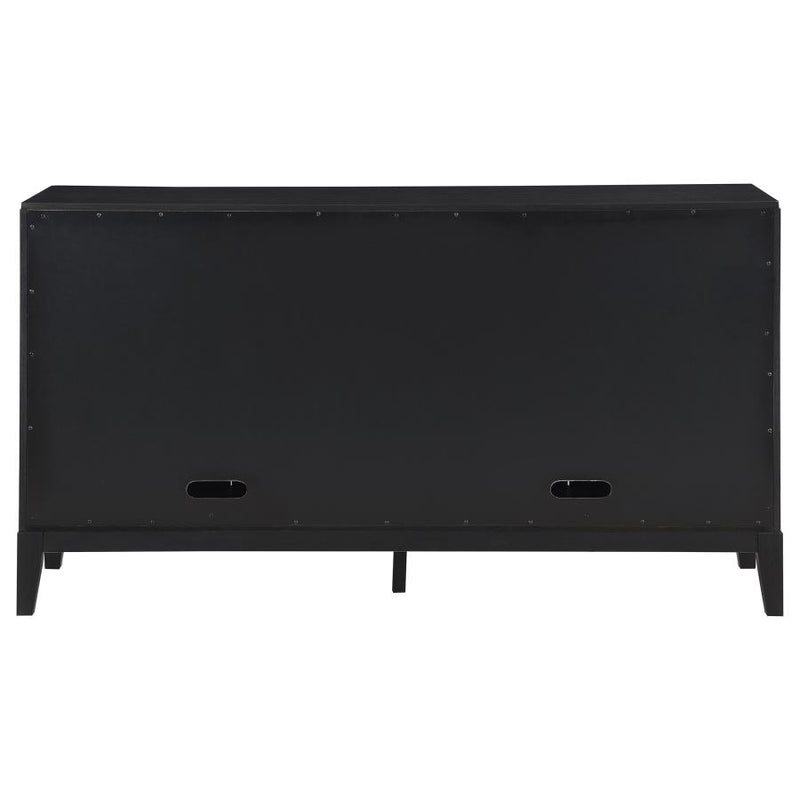 Brookmead 4-door Sideboard Buffet Storage Cabinet Black-zoom-