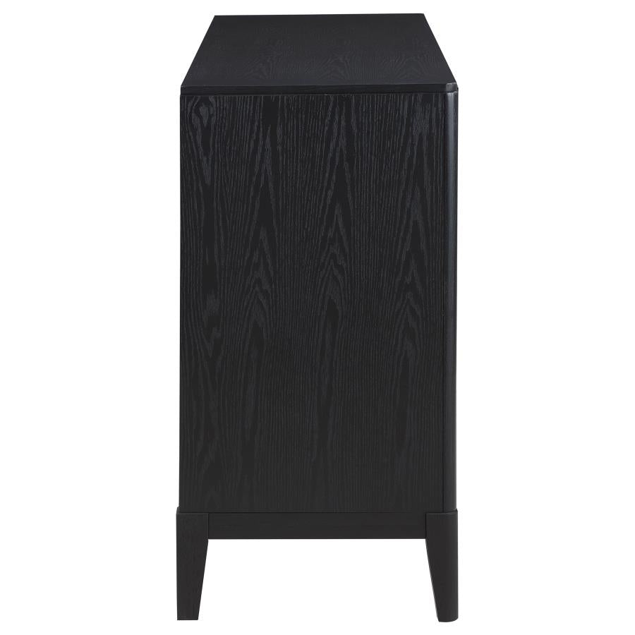 Brookmead 4-door Sideboard Buffet Storage Cabinet Black-zoom-10