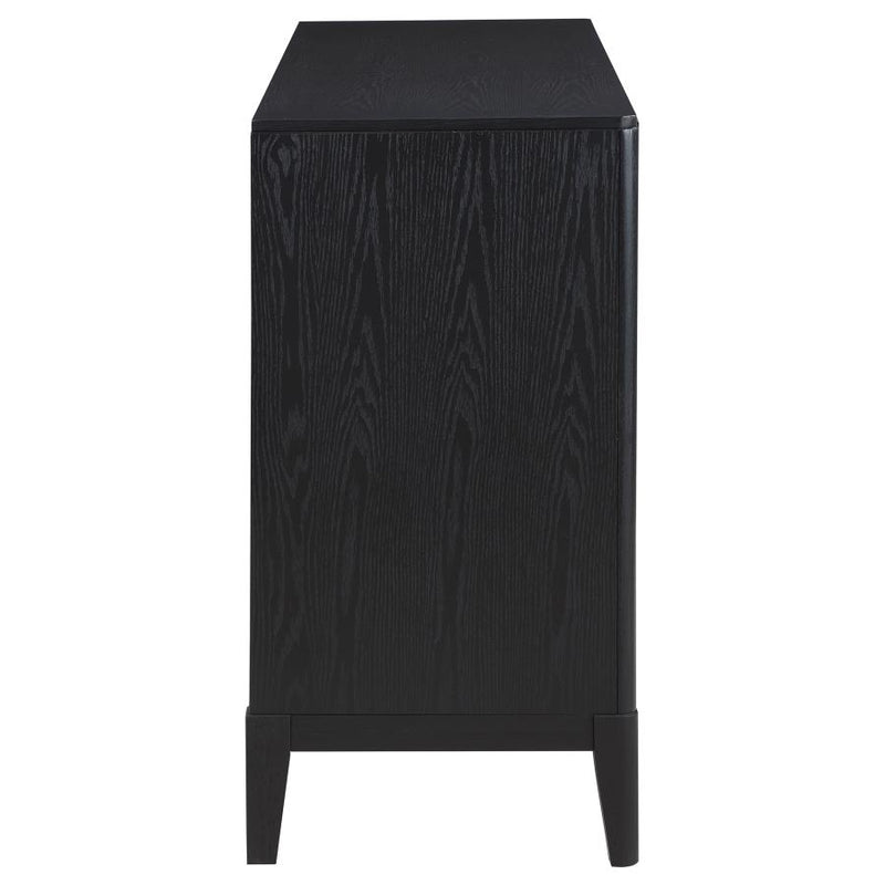 Brookmead 4-door Sideboard Buffet Storage Cabinet Black-zoom-