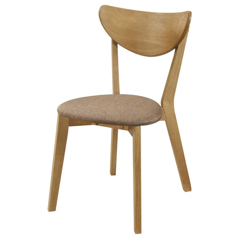 Elowen Wood Dining Side Chair Light Walnut (Set of 2)-zoom-