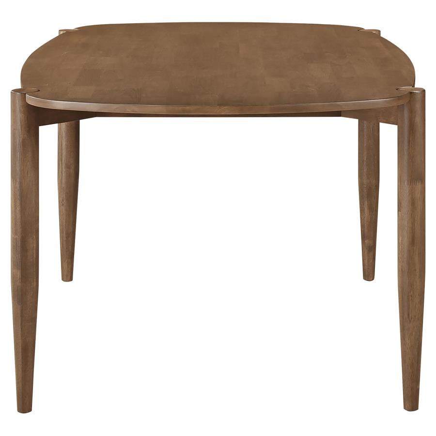 Dortch 5-piece Oval Solid Wood Dining Set Walnut-zoom-5
