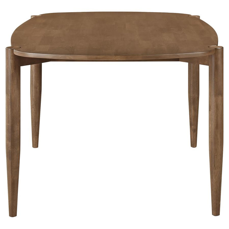Dortch 5-piece Oval Solid Wood Dining Set Walnut-zoom-