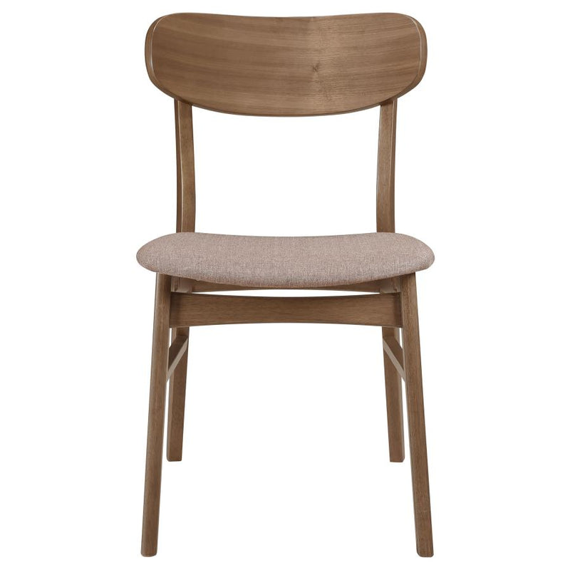 Dortch 5-piece Oval Solid Wood Dining Set Walnut-zoom-