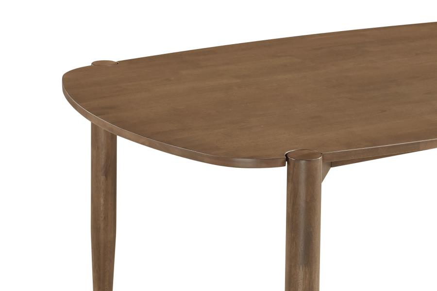 Dortch 7-piece Oval Solid Wood Dining Set Walnut-13