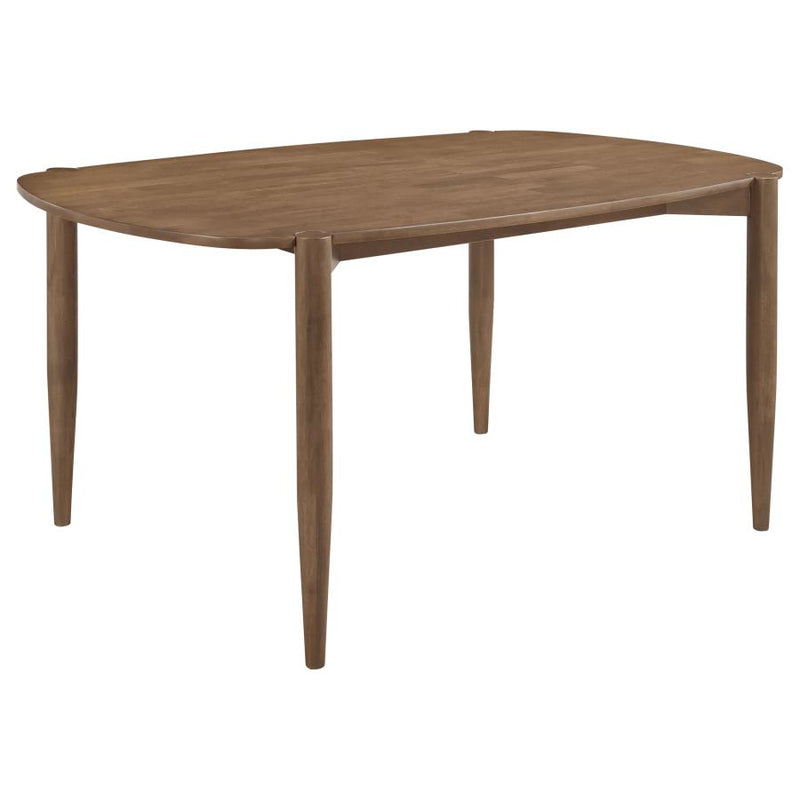 Dortch Oval 63-inch Solid Wood Dining Table Walnut-zoom-