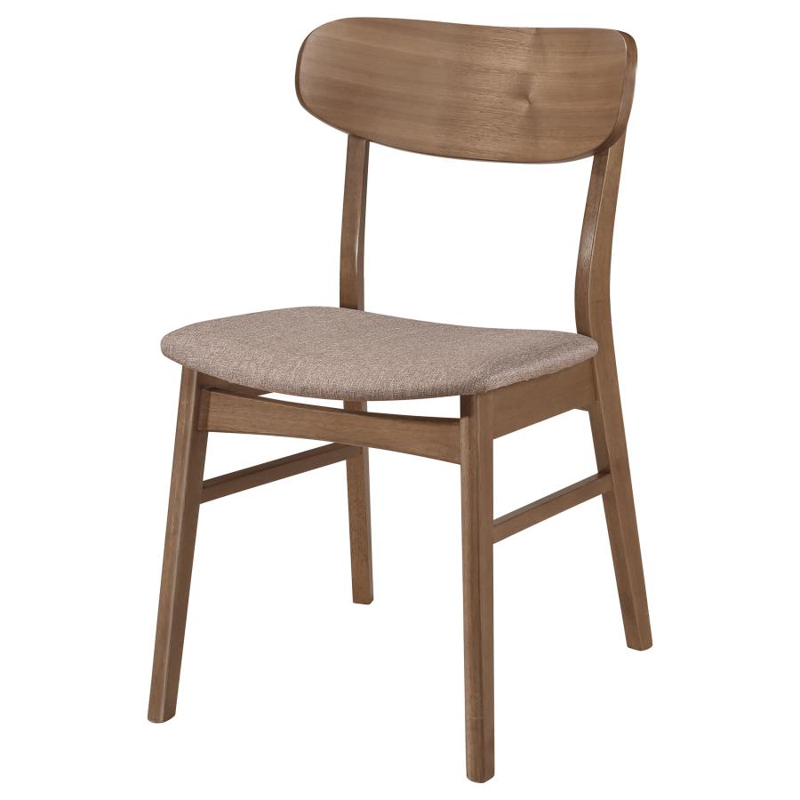 Dortch Dining Side Chair Walnut and Brown (Set of 2)-zoom-5