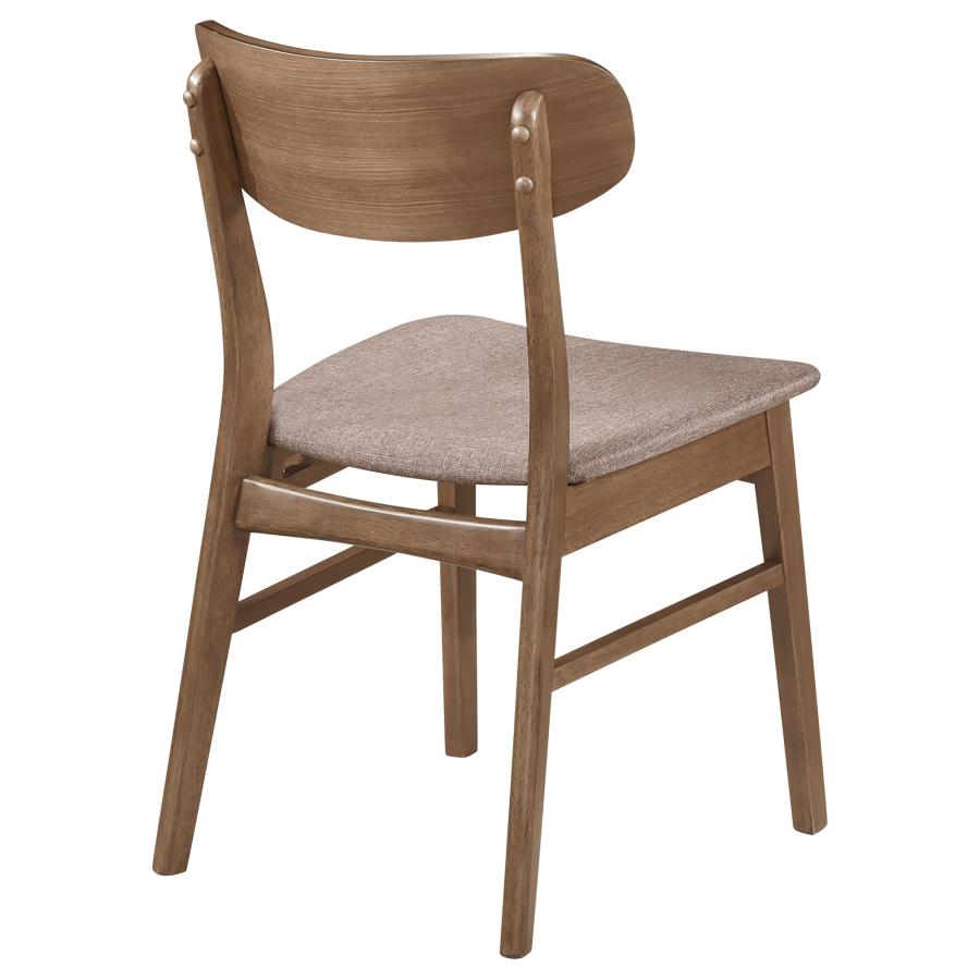 Dortch Dining Side Chair Walnut and Brown (Set of 2)-8