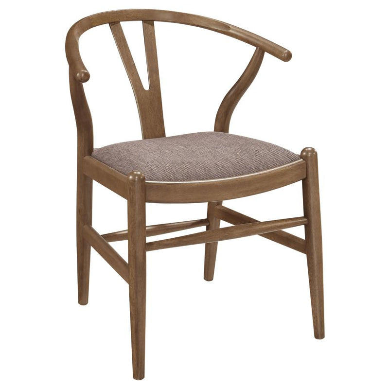 Dinah Wood Wishbone Dining Side Chair Walnut (Set of 2)-zoom-