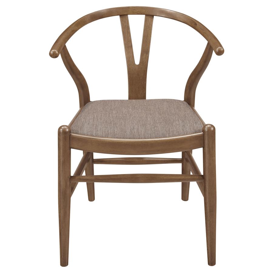 Dinah Wood Wishbone Dining Side Chair Walnut (Set of 2)-zoom-4