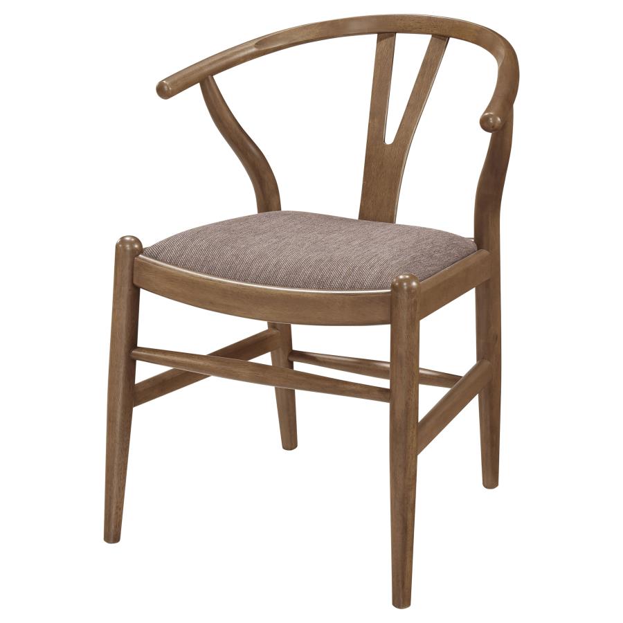 Dinah Wood Wishbone Dining Side Chair Walnut (Set of 2)-zoom-5