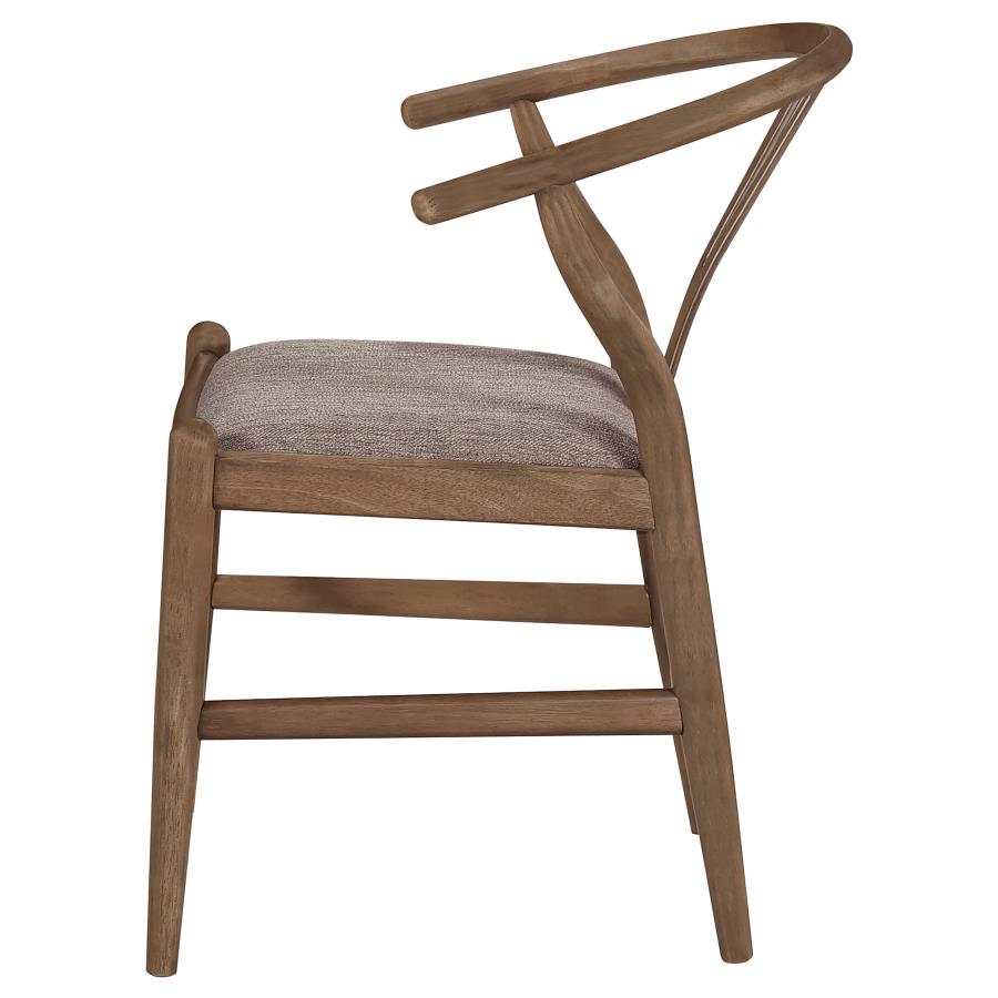 Dinah Wood Wishbone Dining Side Chair Walnut (Set of 2)-zoom-6