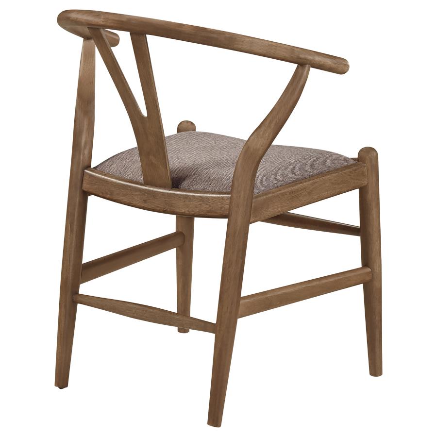Dinah Wood Wishbone Dining Side Chair Walnut (Set of 2)-8