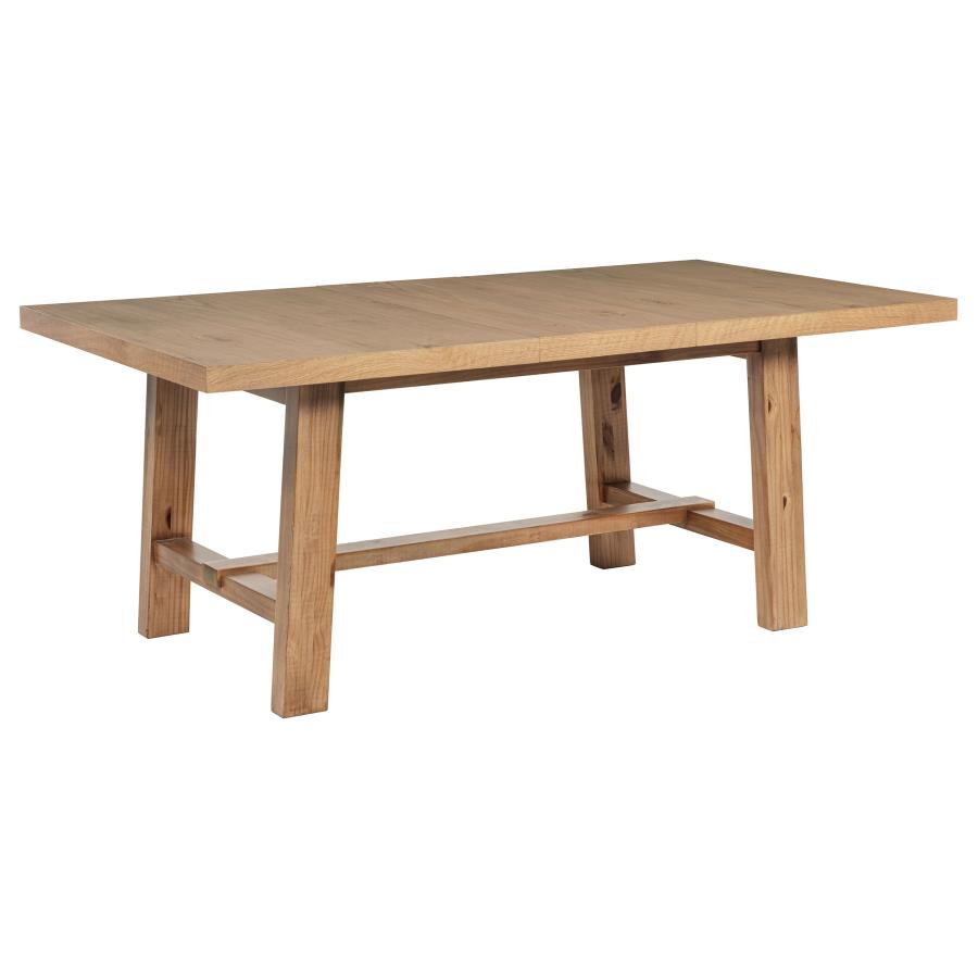 Middleton 6-piece Extension Leaf Dining Set Natural Brown-3