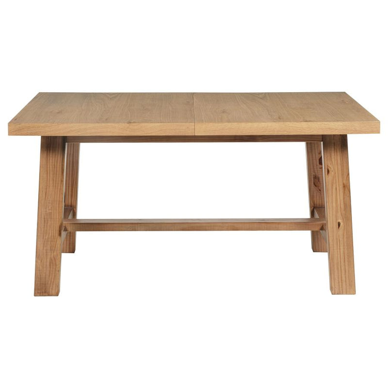 Middleton 76-inch Extension Leaf Dining Table Natural Brown-zoom-
