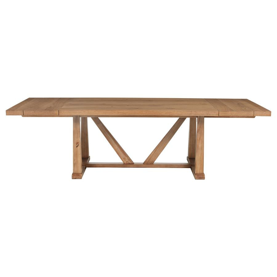 Middleton 7-piece Extension Leaf Dining Set Natural Brown-4