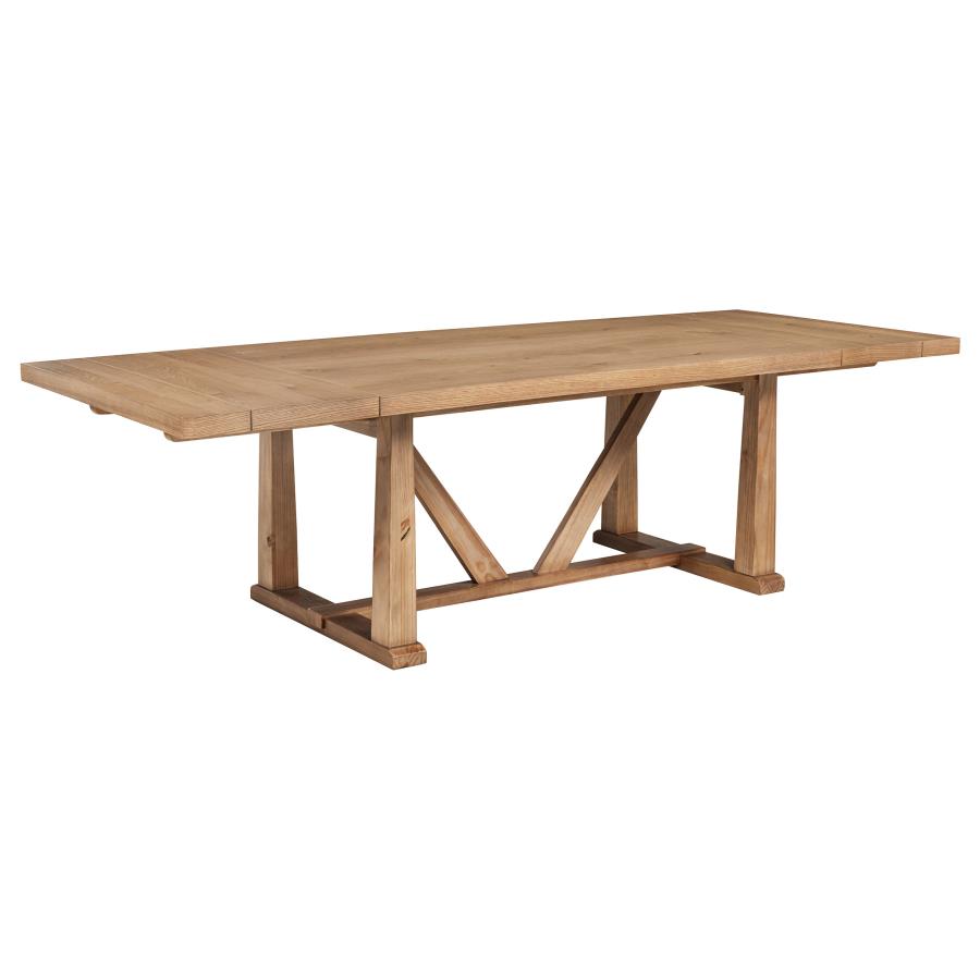 Middleton 9-piece Extension Leaf Dining Set Natural Brown-3