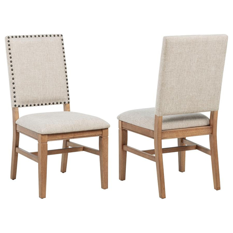 Middleton Upholstered Dining Side Chair Beige (Set of 2)-zoom-