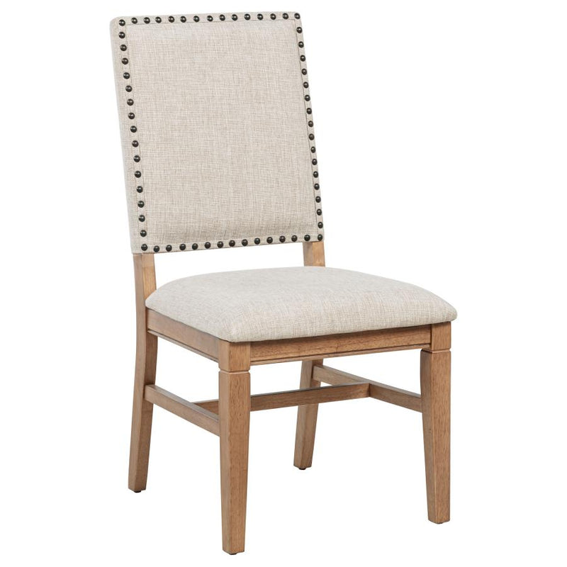Middleton Upholstered Dining Side Chair Beige (Set of 2)-zoom-
