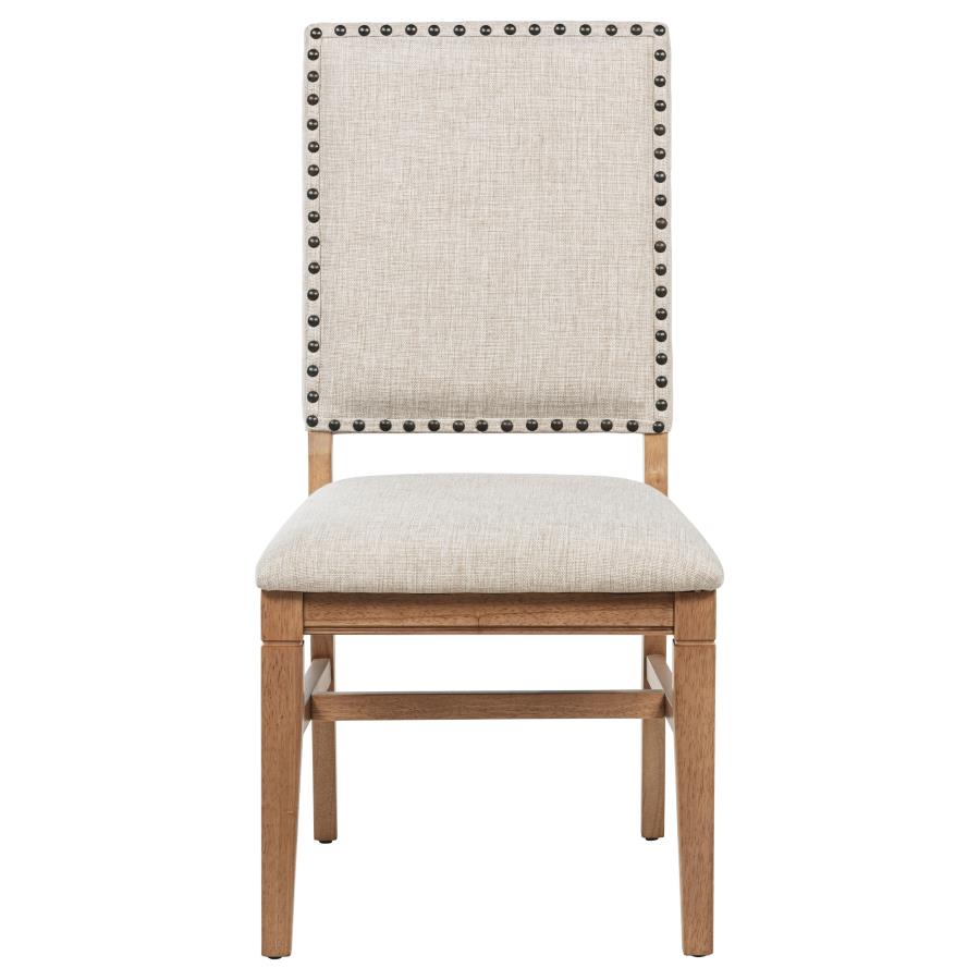 Middleton Upholstered Dining Side Chair Beige (Set of 2)-4