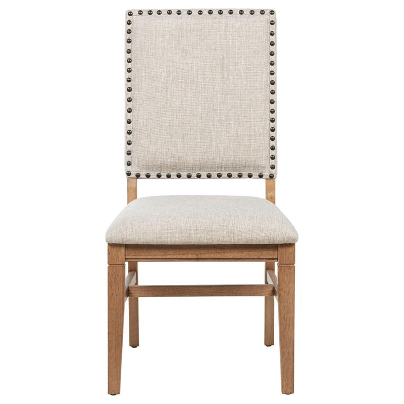 Middleton Upholstered Dining Side Chair Beige (Set of 2)-zoom-