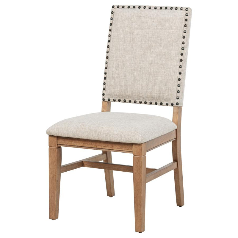 Middleton Upholstered Dining Side Chair Beige (Set of 2)-zoom-