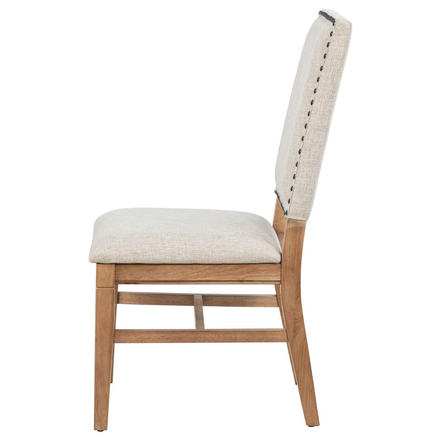 Middleton Upholstered Dining Side Chair Beige (Set of 2)-6