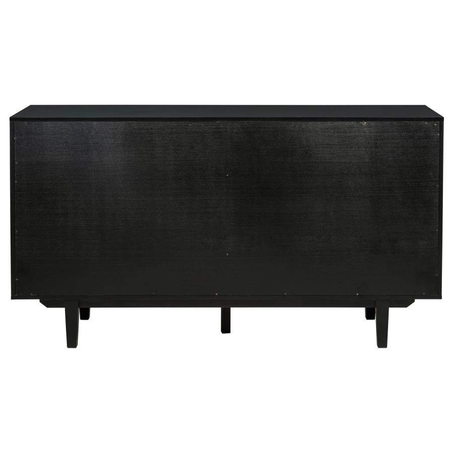 Middleton 4-door Sideboard Server with Dual Drawers Black-8