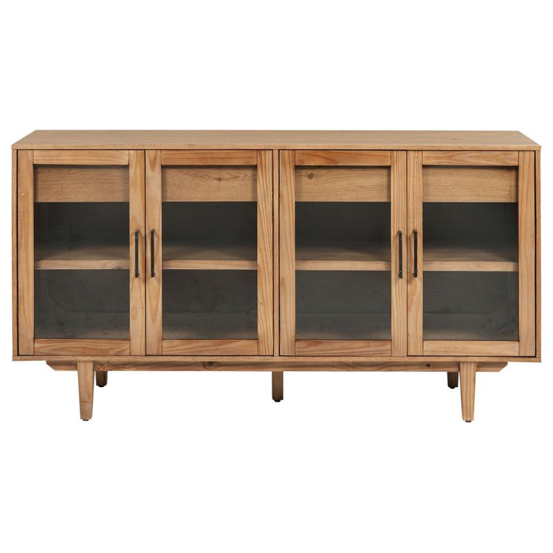 Middleton 4-door Sideboard Server with Dual Drawers Natural-zoom-