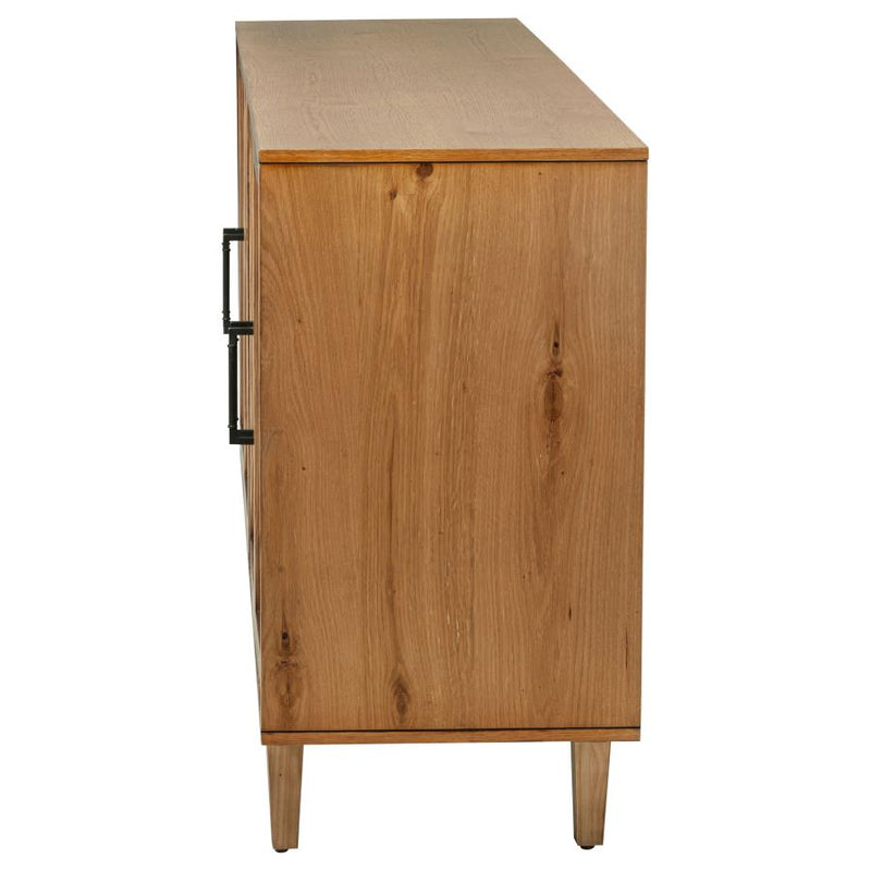 Middleton 4-door Sideboard Server with Dual Drawers Natural-zoom-