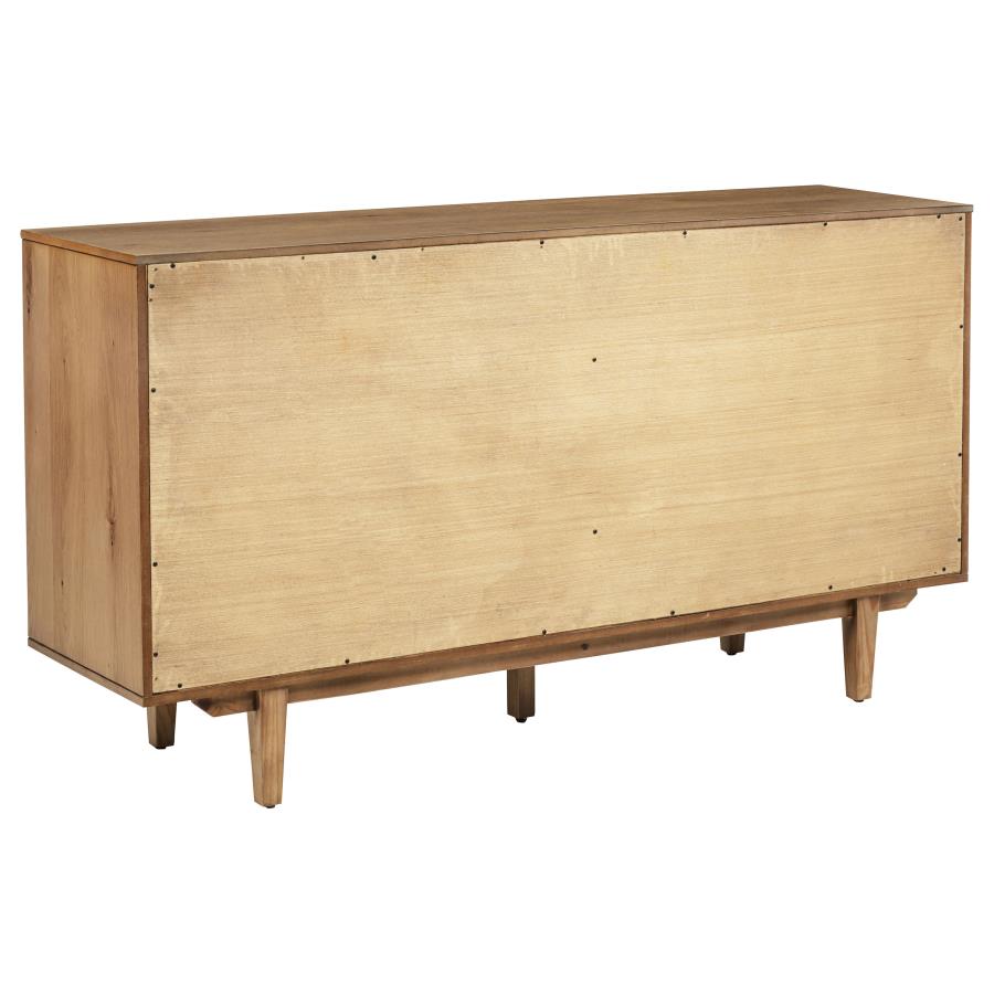 Middleton 4-door Sideboard Server with Dual Drawers Natural-zoom-7
