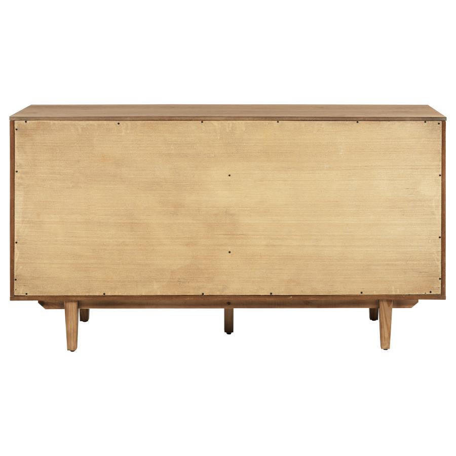 Middleton 4-door Sideboard Server with Dual Drawers Natural-8