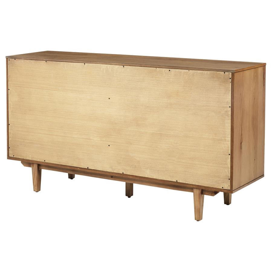 Middleton 4-door Sideboard Server with Dual Drawers Natural-9
