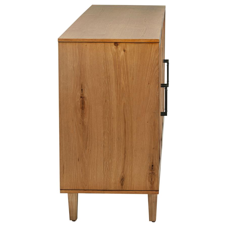 Middleton 4-door Sideboard Server with Dual Drawers Natural-zoom-10