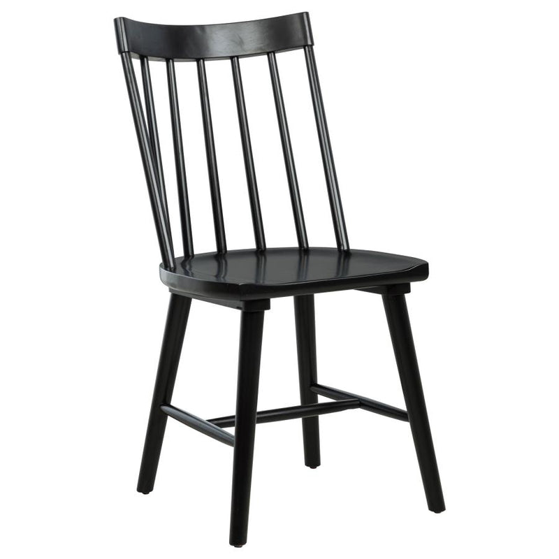 Middleton Solid Wood Dining Side Chair Black (Set of 2)-zoom-