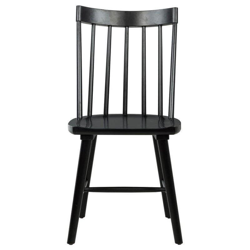 Middleton Solid Wood Dining Side Chair Black (Set of 2)-zoom-