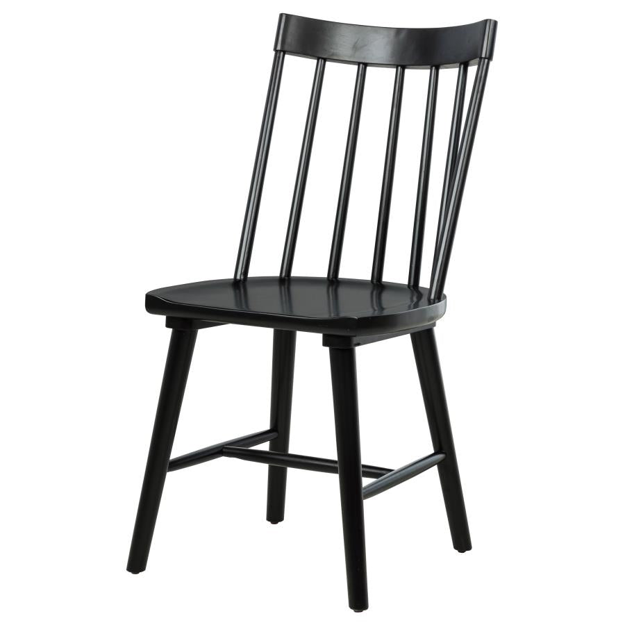 Middleton Solid Wood Dining Side Chair Black (Set of 2)-zoom-5