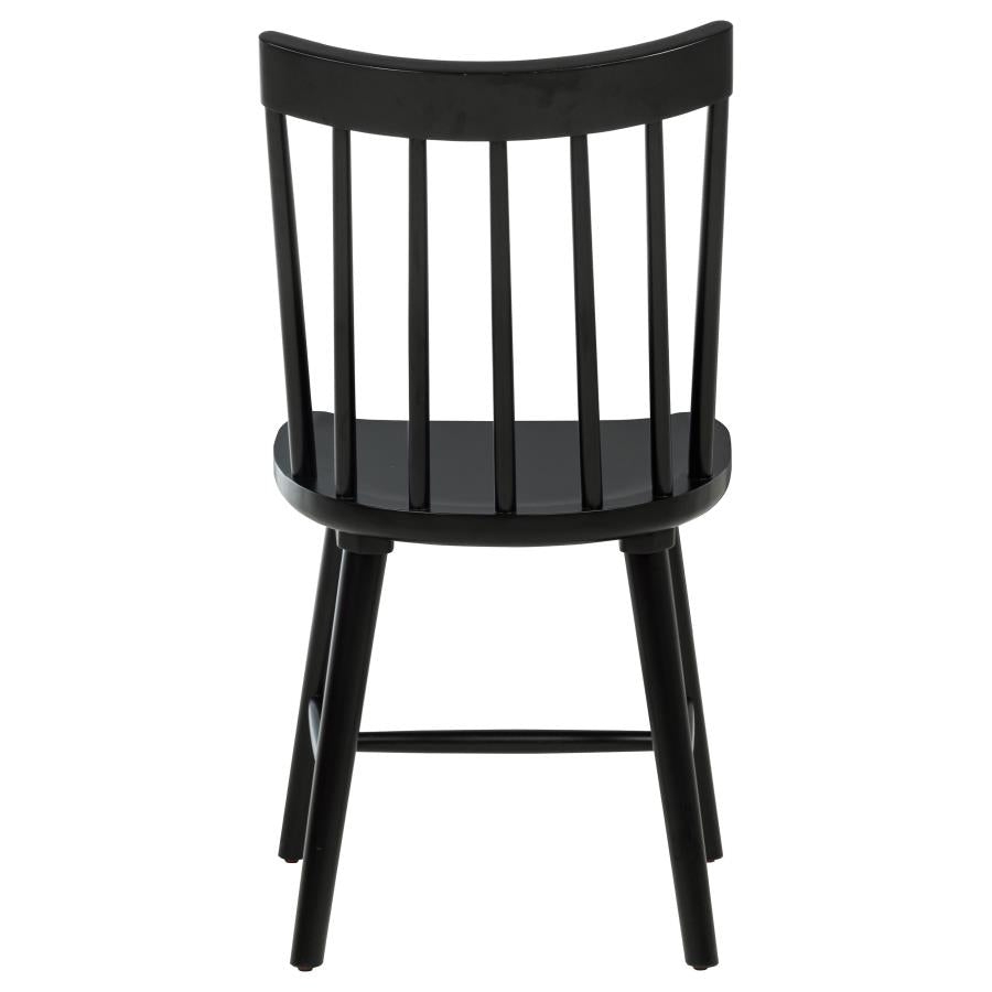 Middleton Solid Wood Dining Side Chair Black (Set of 2)-zoom-8