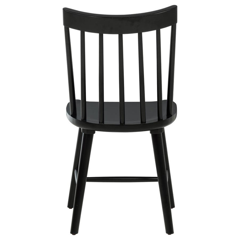 Middleton Solid Wood Dining Side Chair Black (Set of 2)-zoom-