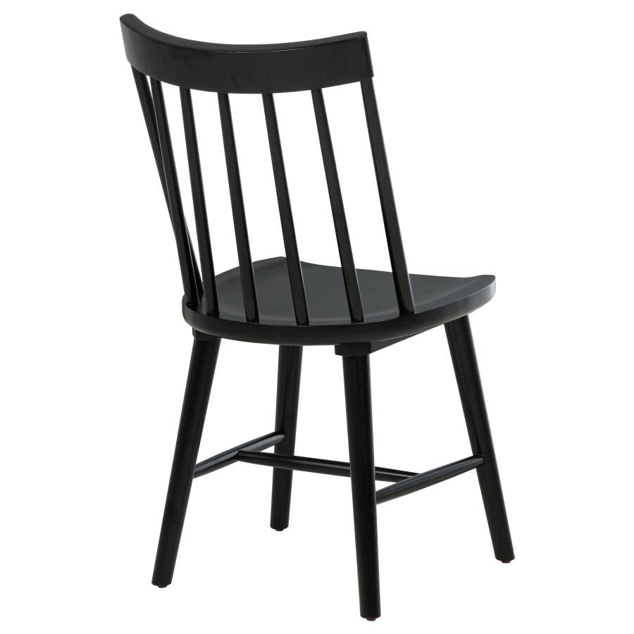 Middleton Solid Wood Dining Side Chair Black (Set of 2)-9