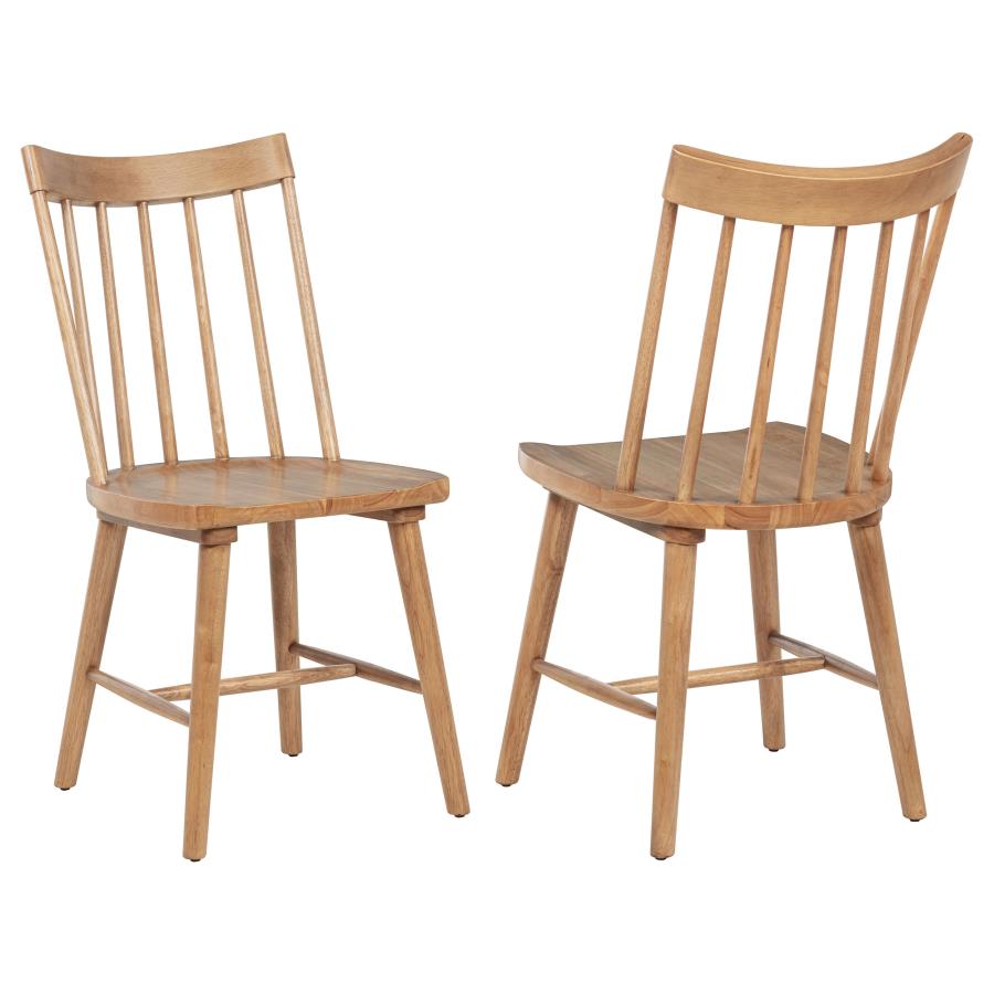 Middleton Solid Wood Dining Side Chair Brown (Set of 2)-1