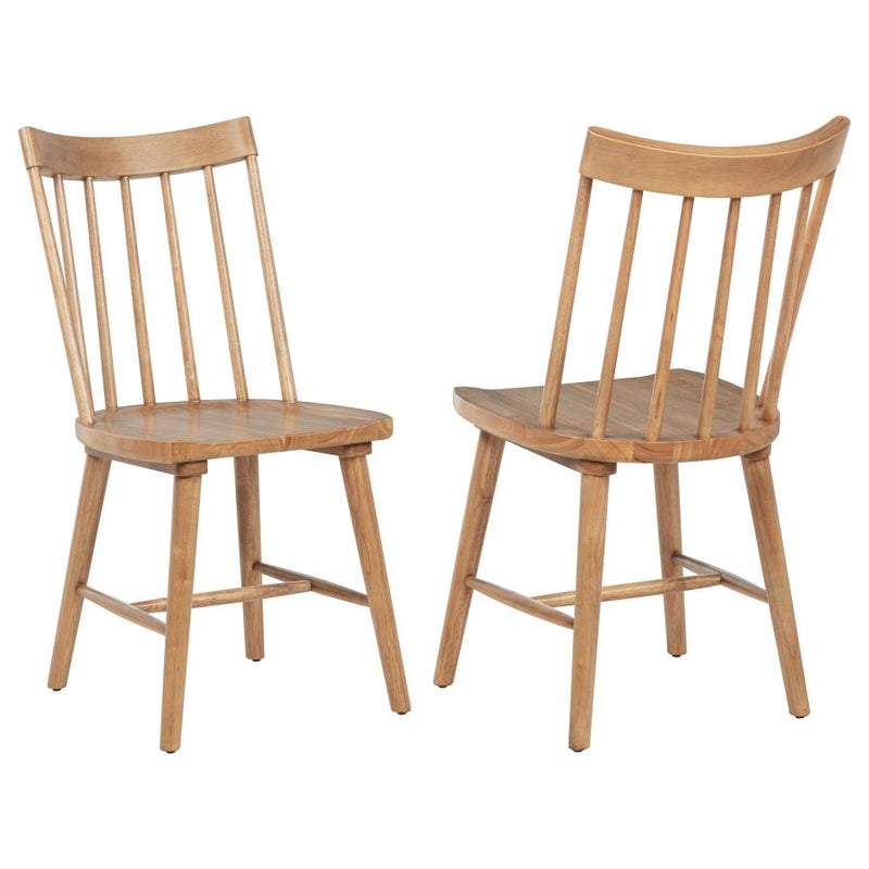 Middleton Solid Wood Dining Side Chair Brown (Set of 2)-zoom-