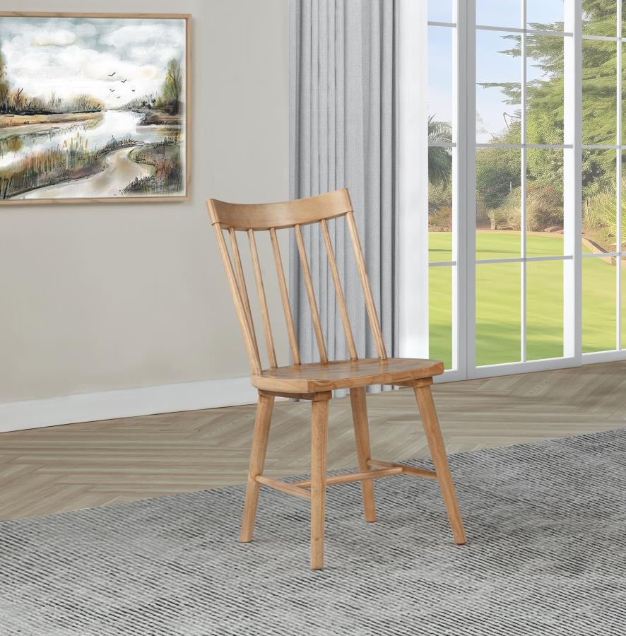 Middleton Solid Wood Dining Side Chair Brown (Set of 2)-2