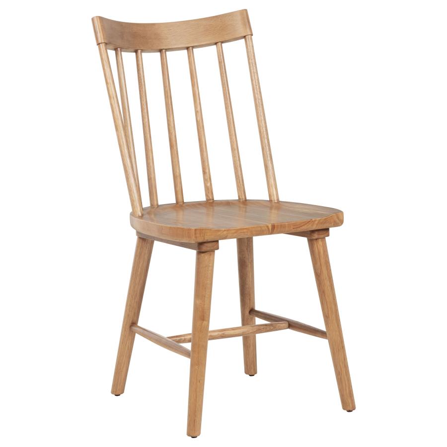 Middleton Solid Wood Dining Side Chair Brown (Set of 2)-3