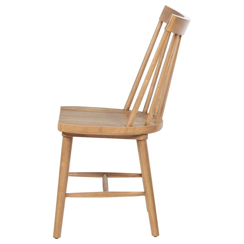 Middleton Solid Wood Dining Side Chair Brown (Set of 2)-zoom-