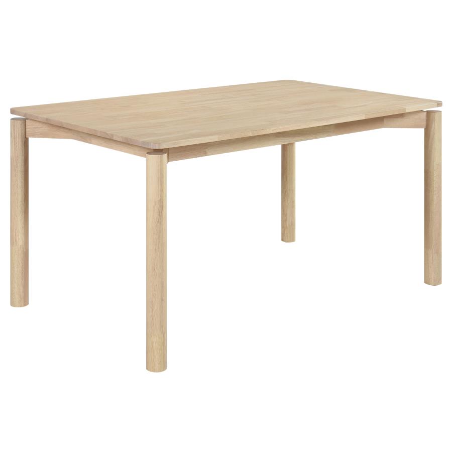 Parkridge 59-inch Rectangular Dining Table White Washed-1