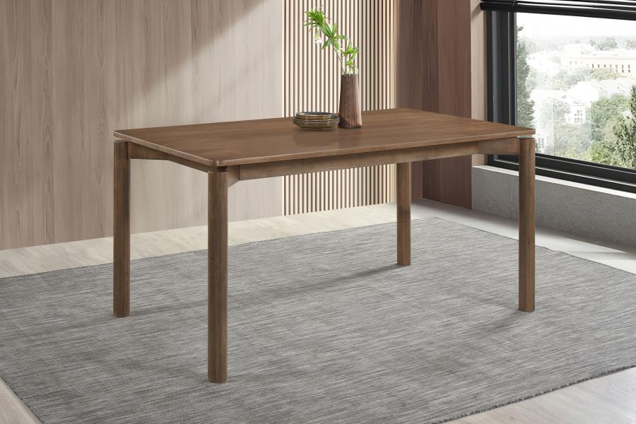 Parkridge 59-inch Rectangular Dining Table Natural Walnut-zoom-2