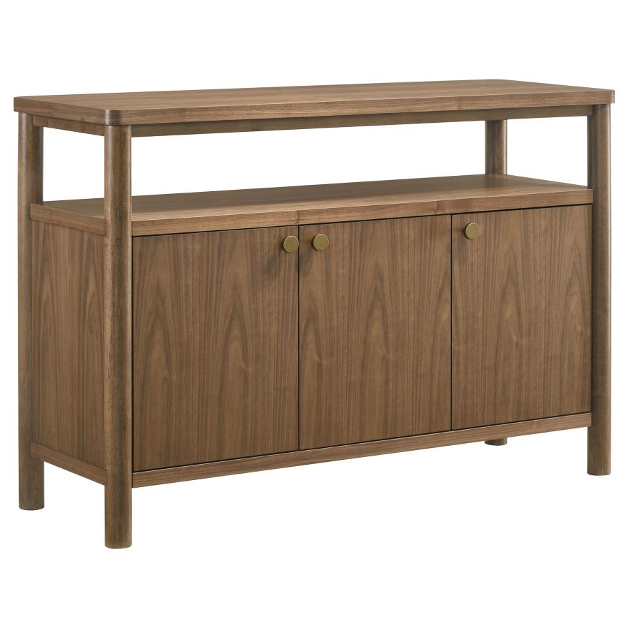 Crestmore 52-inch Dining Cabinet Sideboard Buffet Walnut-zoom-1