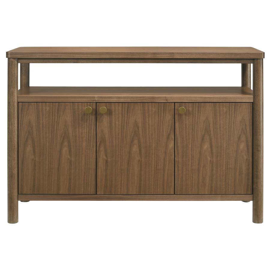 Crestmore 52-inch Dining Cabinet Sideboard Buffet Walnut-3