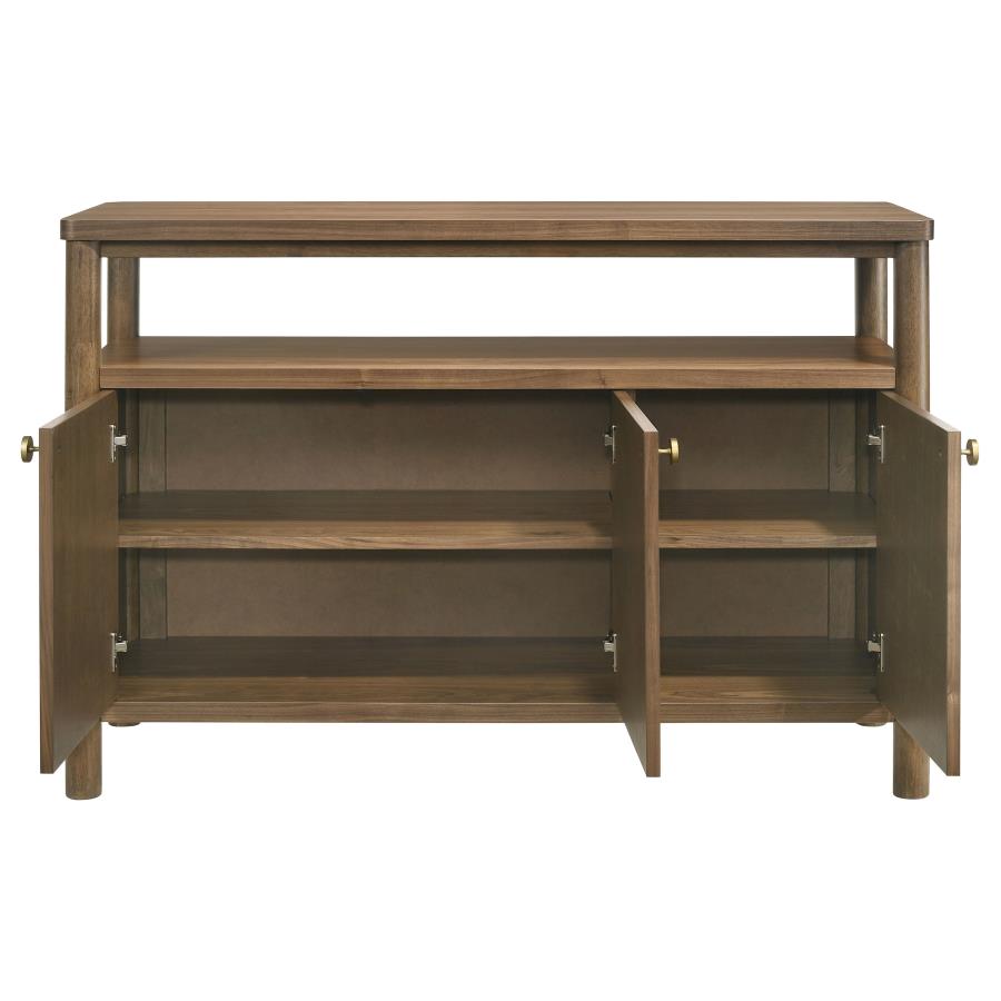 Crestmore 52-inch Dining Cabinet Sideboard Buffet Walnut-zoom-4